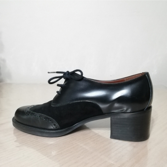 Etienne Aigner Platform Retro Saddle Shoes - Picture 6 of 10